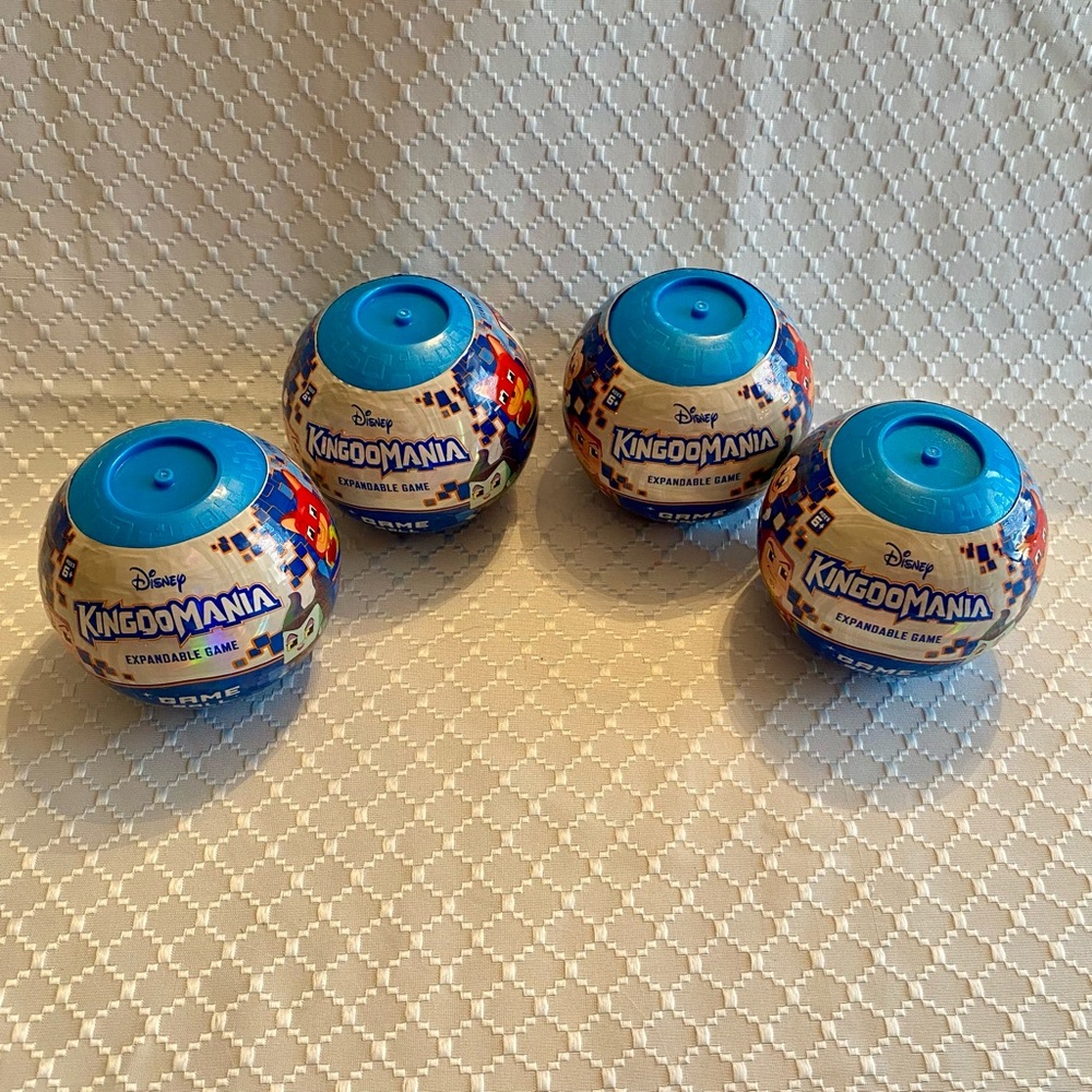 Disney Kingdomania Expandable Game Ball Lot of 4 NEW